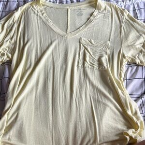 American eagle full length shirt color yellow